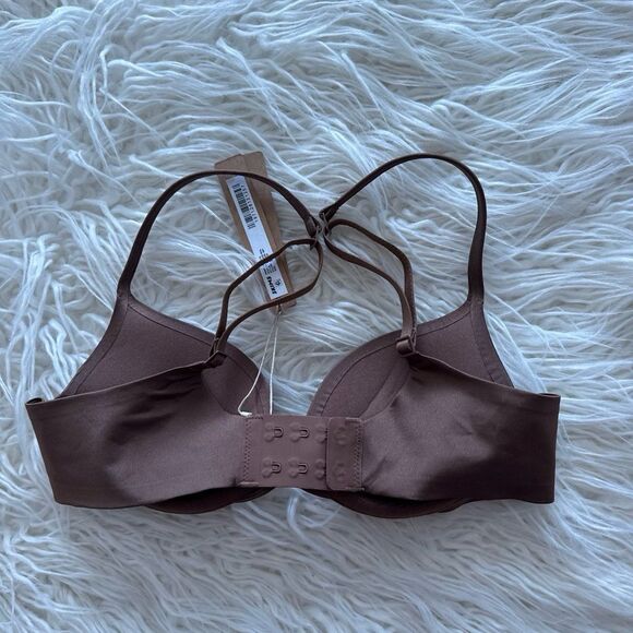 Skims Ultimate Push up Plunge Bra Jasper Size 32A - Picture 5 of 7